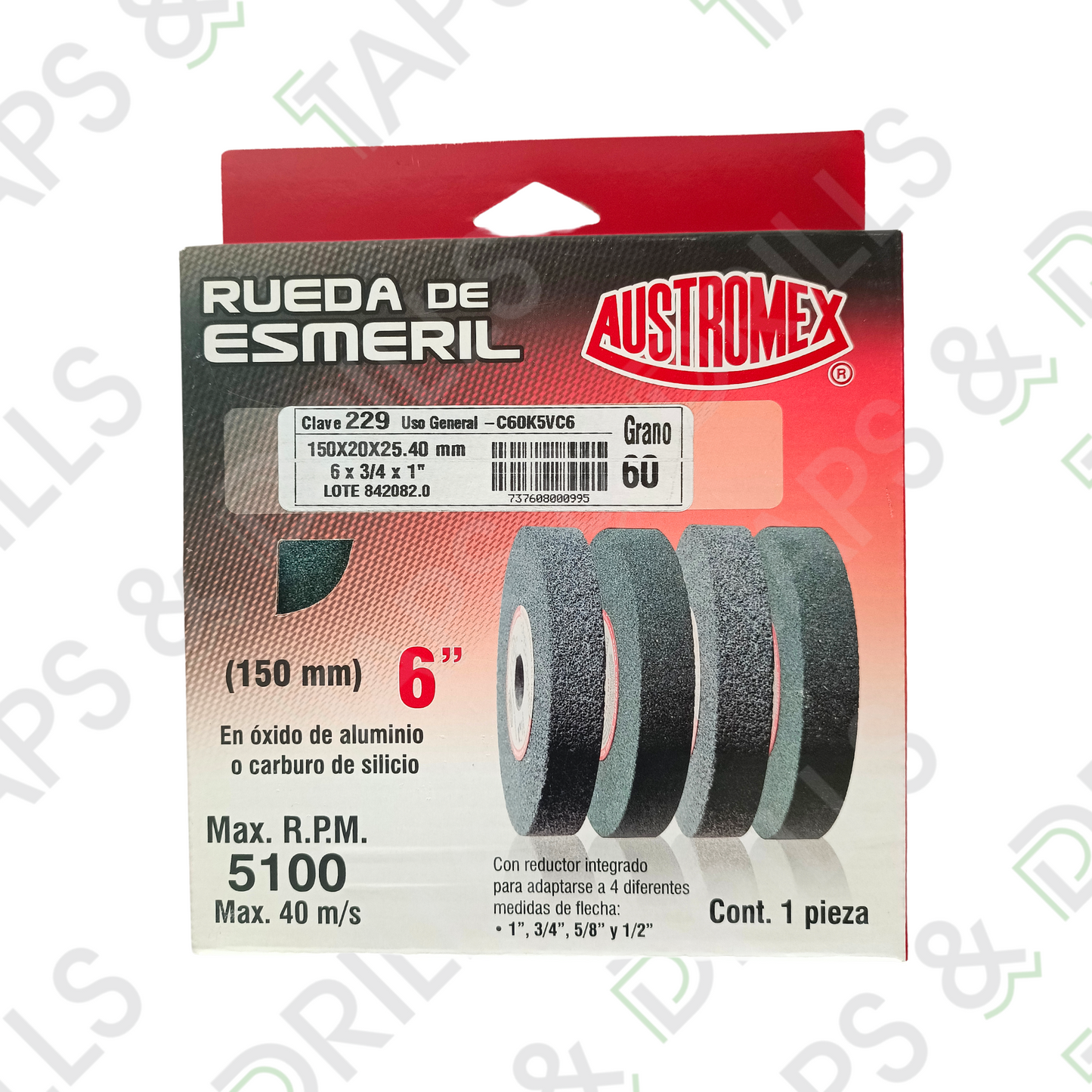 Rueda Abrasiva Para Esmeril 229