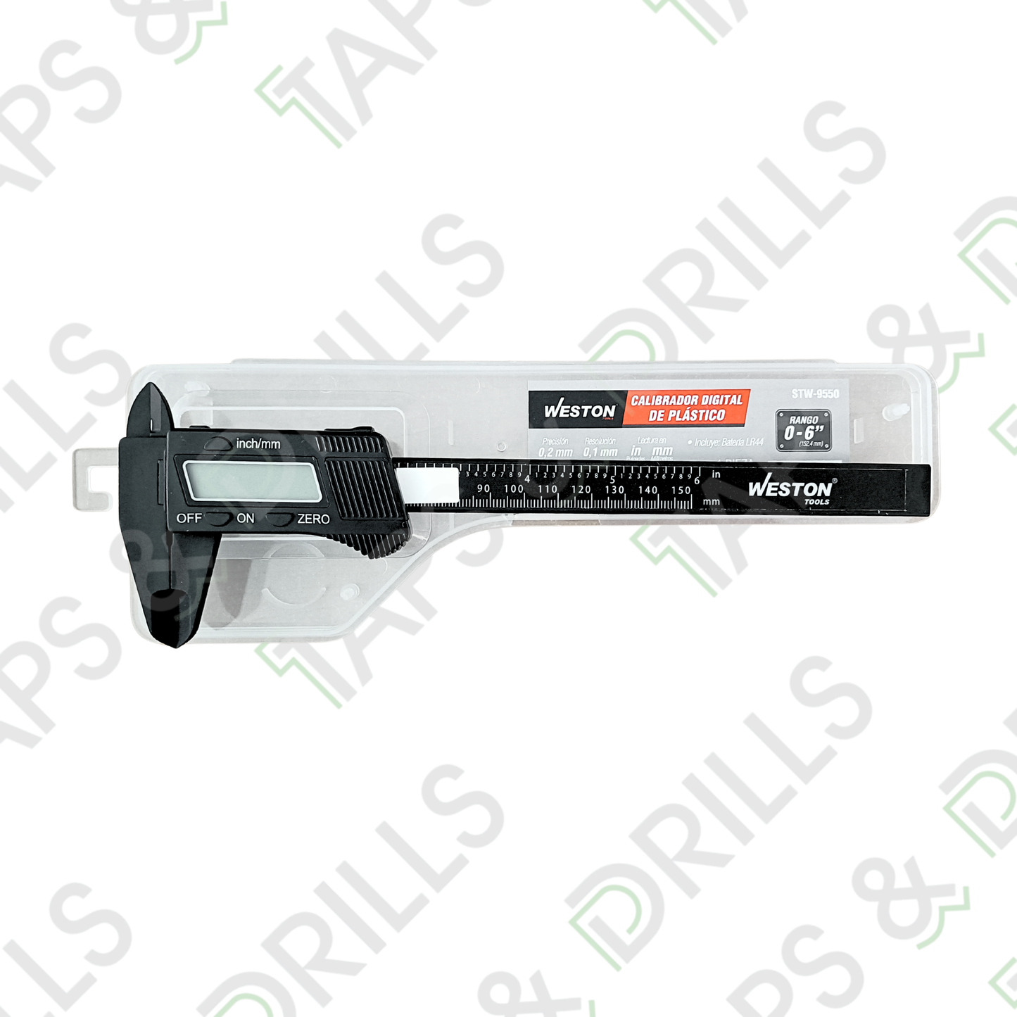 Vernier Digital De Pástico 0-6"