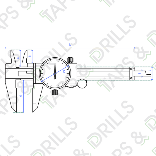 Vernier De Carátula 0.01 mm