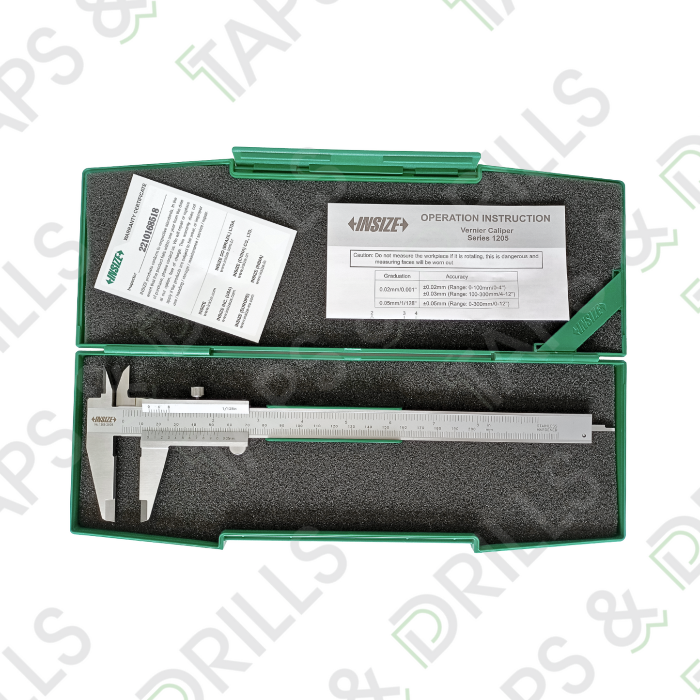 Vernier Análogo 1/128"