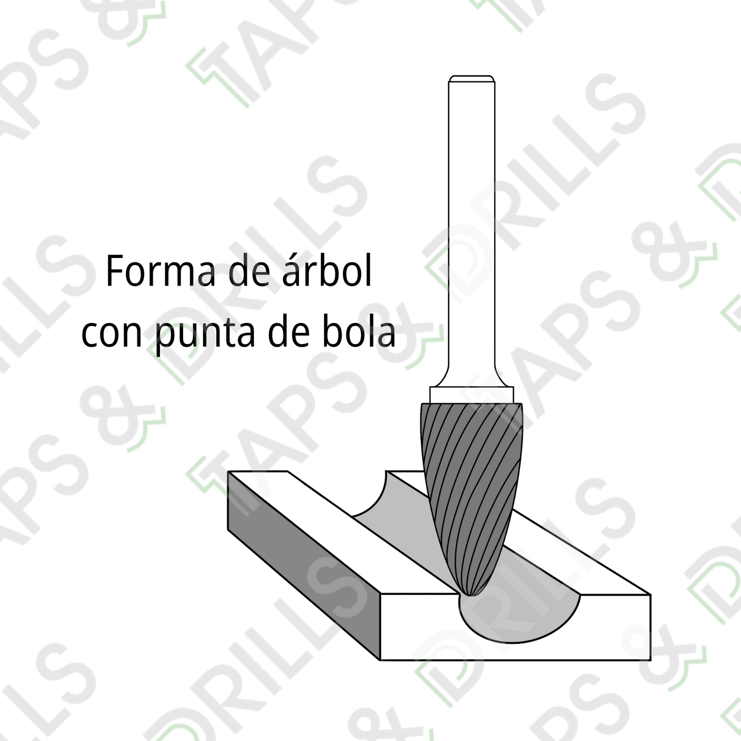 Lima Rotativa De Carburo SF