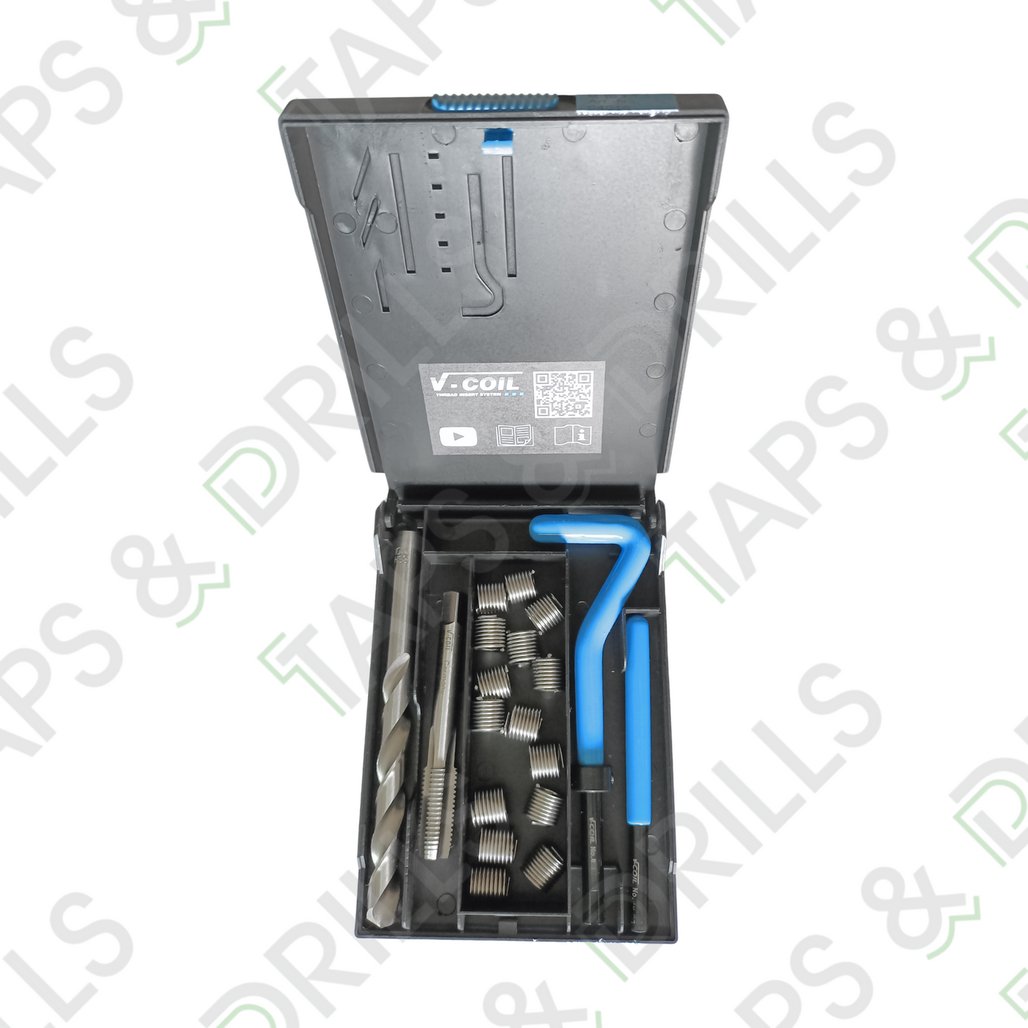 Juego De Insertos Para Helicoil Con Machuelo Fraccional