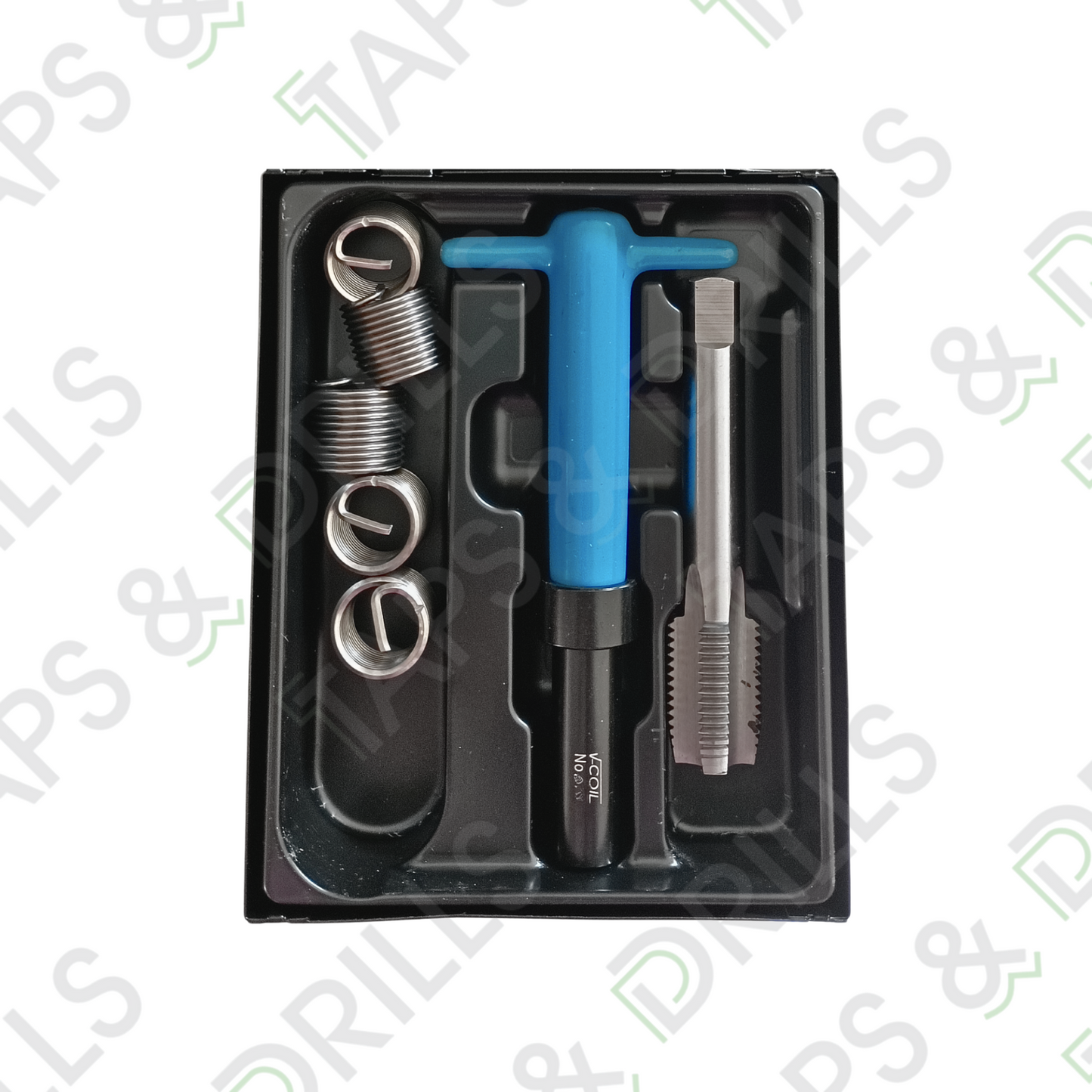 Juego De Insertos Para Helicoil Con Machuelo Fraccional