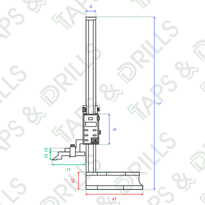 Calibrador De Alturas 0-12"