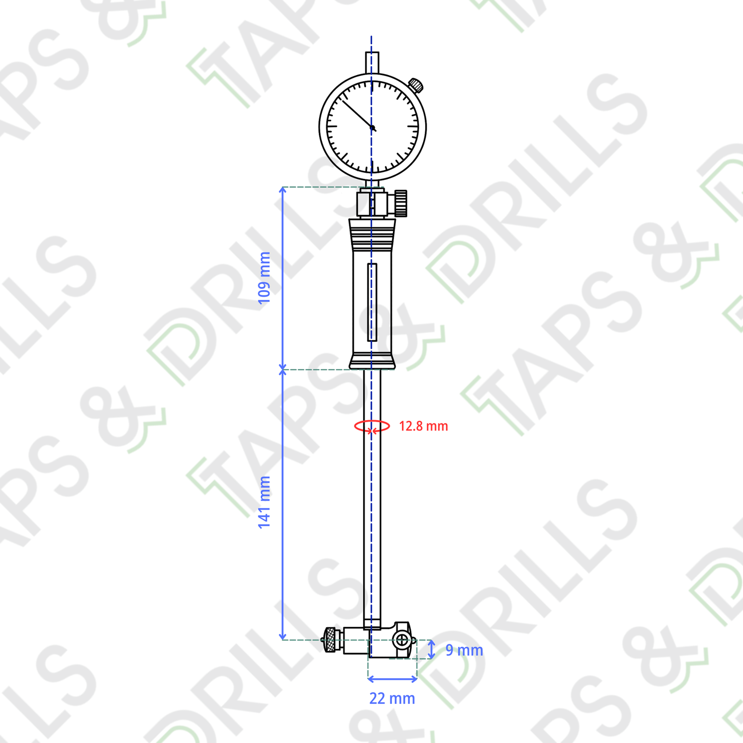 Calibrador De Orificios 2-6"