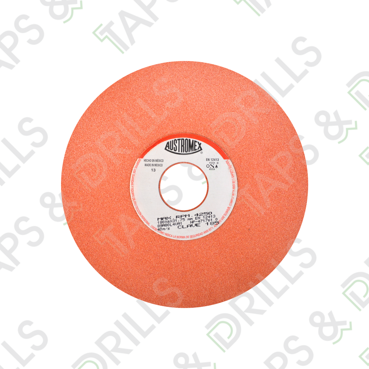 Rueda Abrasiva Para Afilar 7" X 1/4" X 1-1/4"