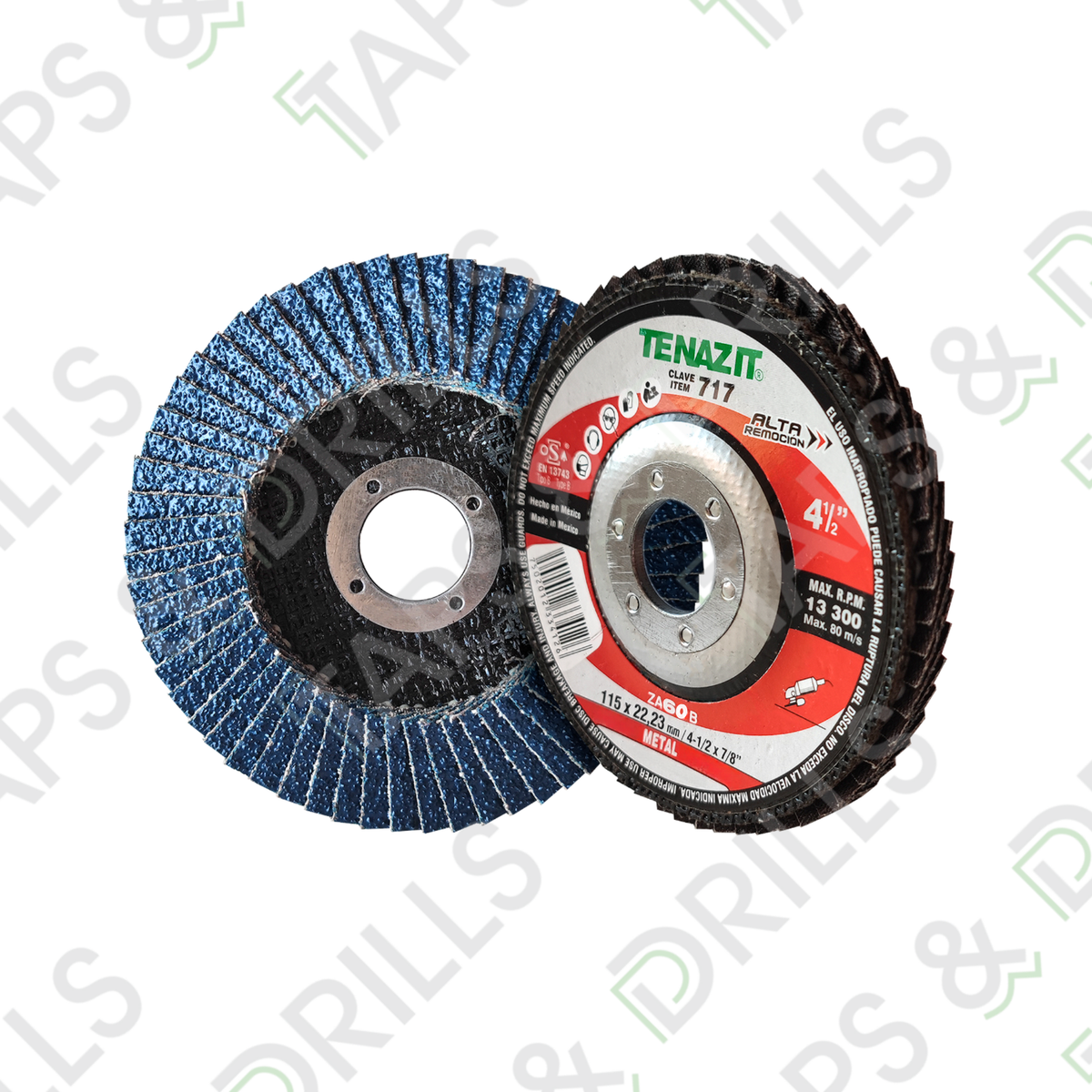 Disco Laminado De Zirconio 4-1/2" X 7/8" G-60