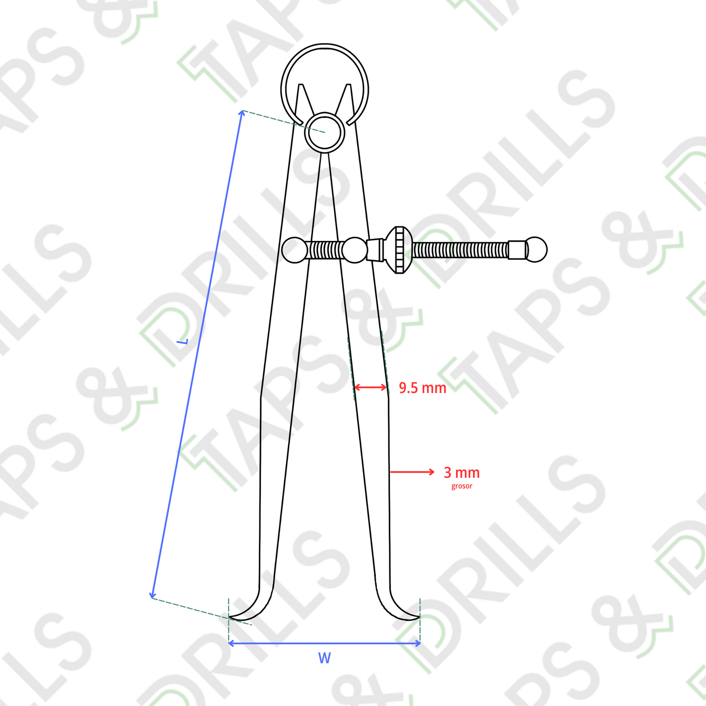 Compás Para Interiores