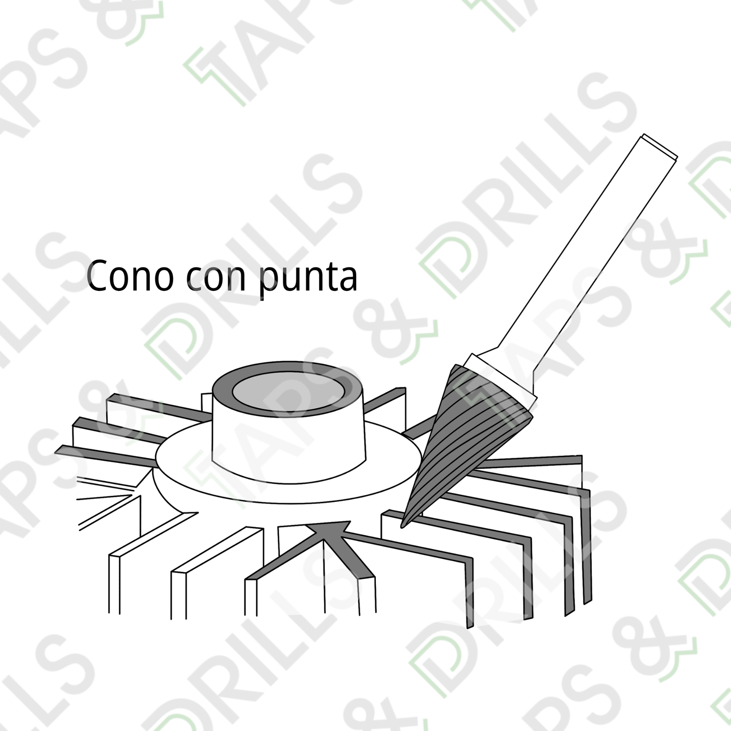 Lima Rotativa De Carburo SM