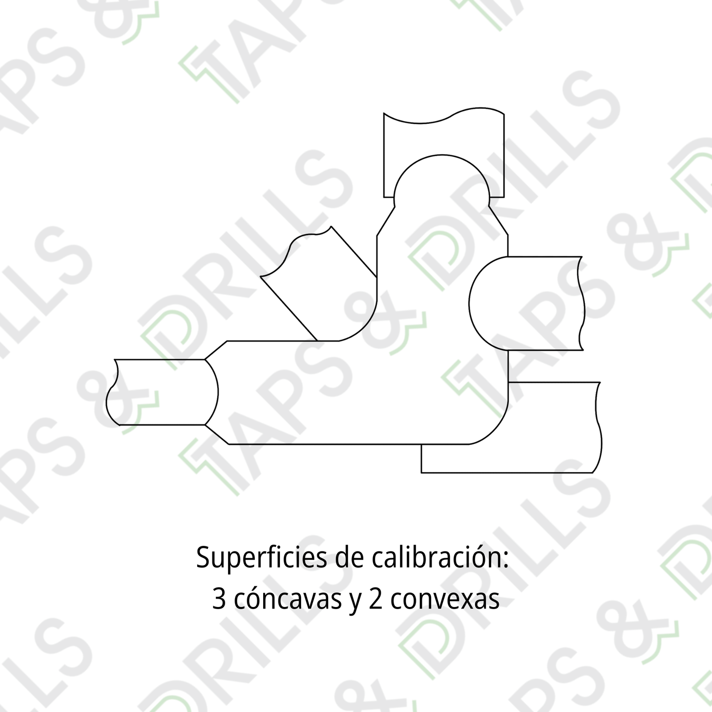 Calibrador De Radios 0.5mm - 13mm