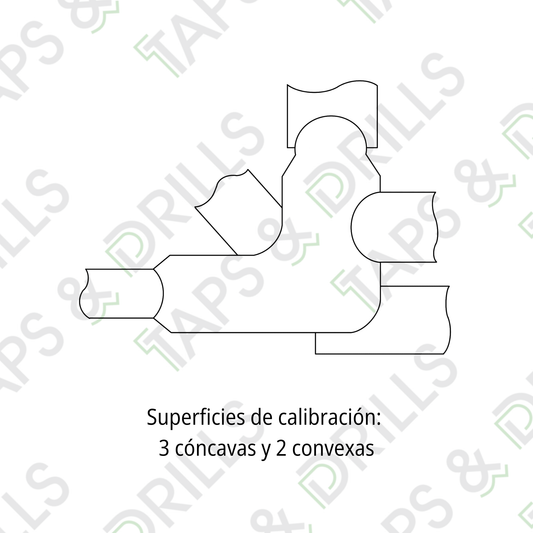 Calibrador De Radios 0.5mm - 13mm