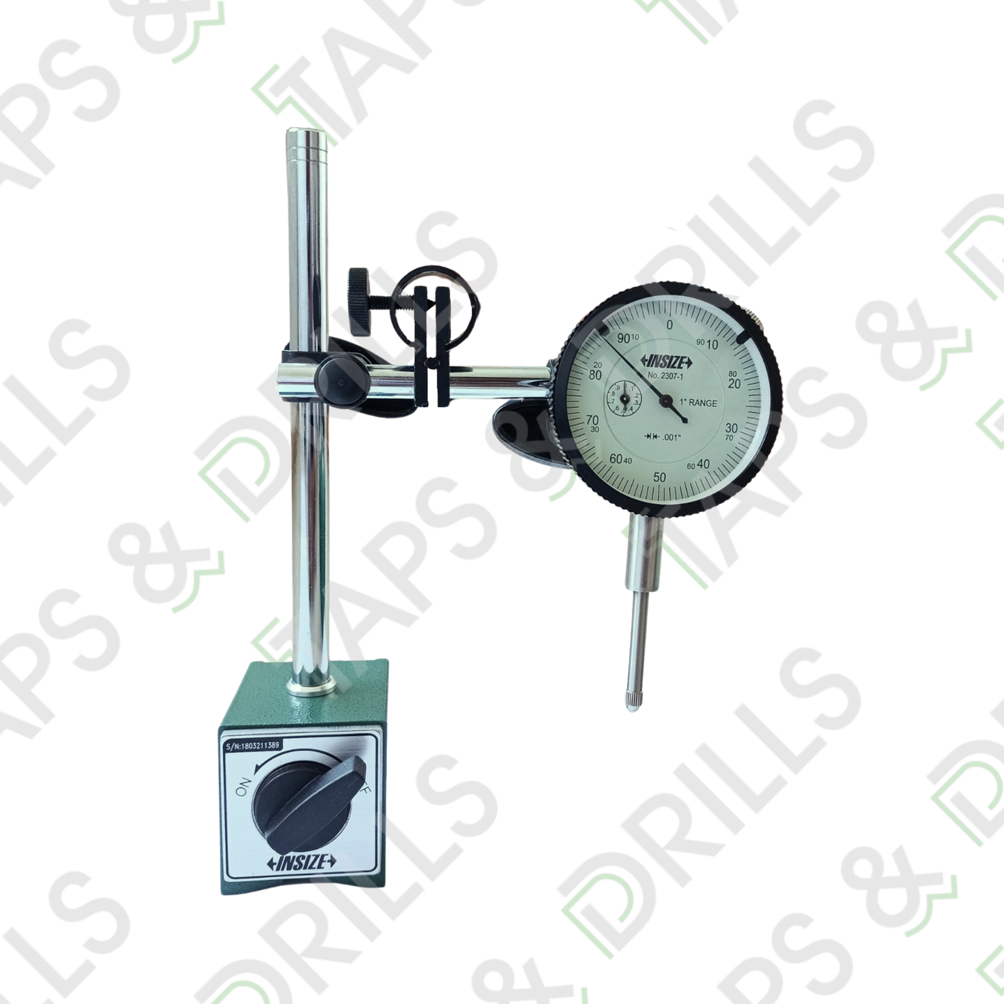Juego De Indicador 0-1" y Base Magnética 60 Kg