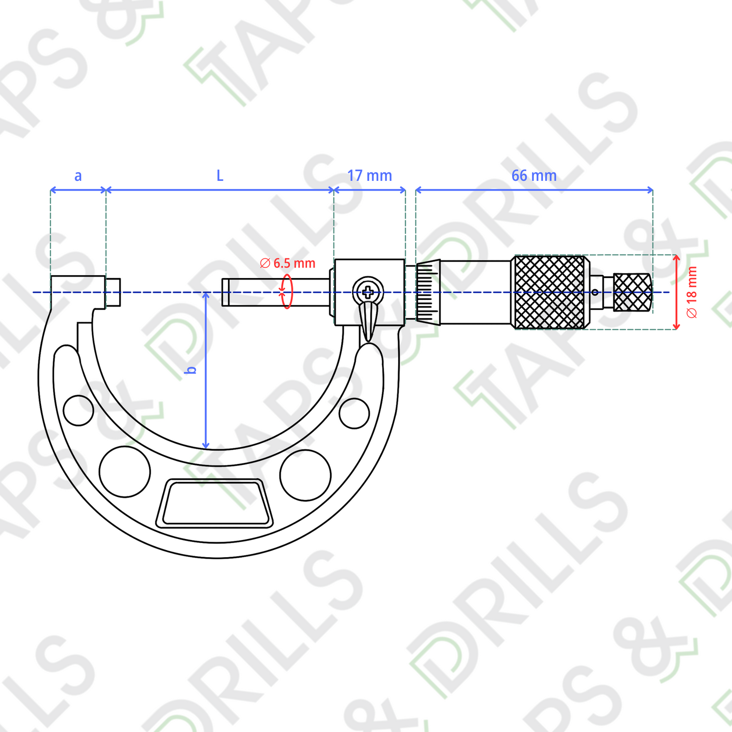 Micrómetro Análogo Para Exteriores