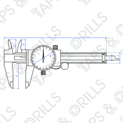 Vernier De Carátula 0.01 mm