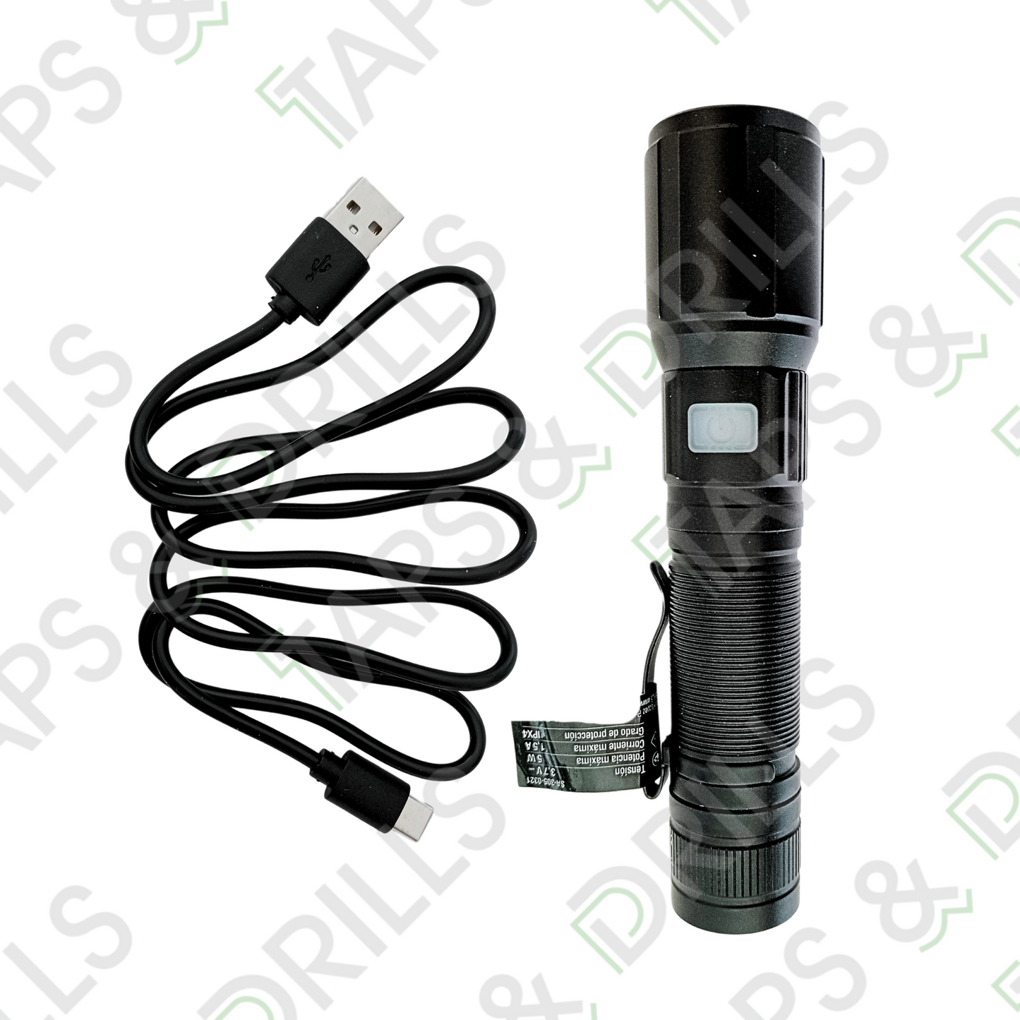 Linterna De Trabajo LED Con Función UV